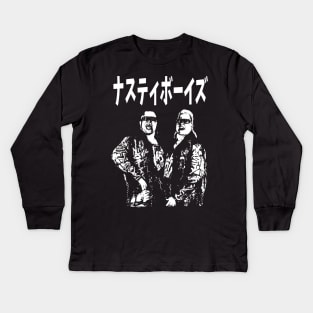 Nasty Katakana Kids Long Sleeve T-Shirt